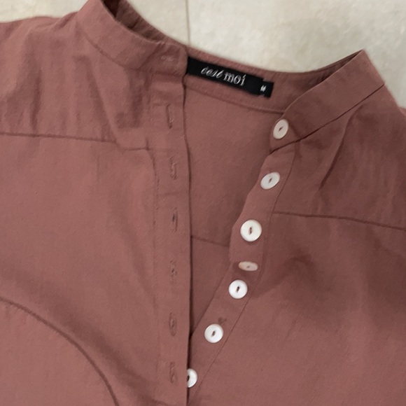 Cest moi size medium beautiful deep mauve/purple dress great condition - Picture 2 of 3